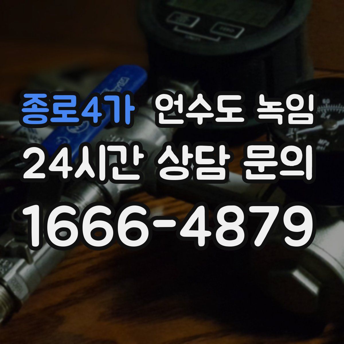 종로4가 언수도 녹임