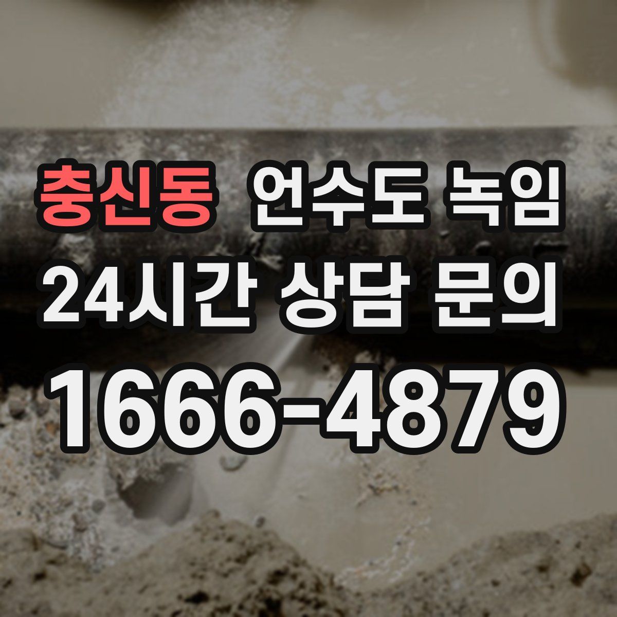 충신동 언수도 녹임