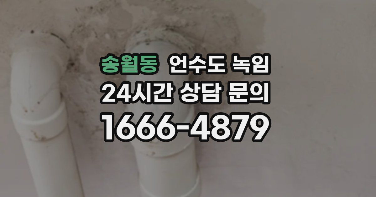 송월동 언수도 녹임