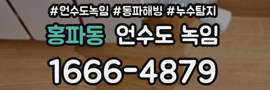 홍파동 언수도 녹임