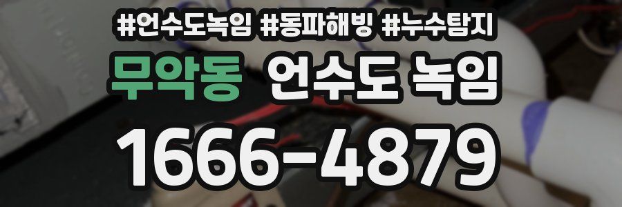 무악동 언수도 녹임