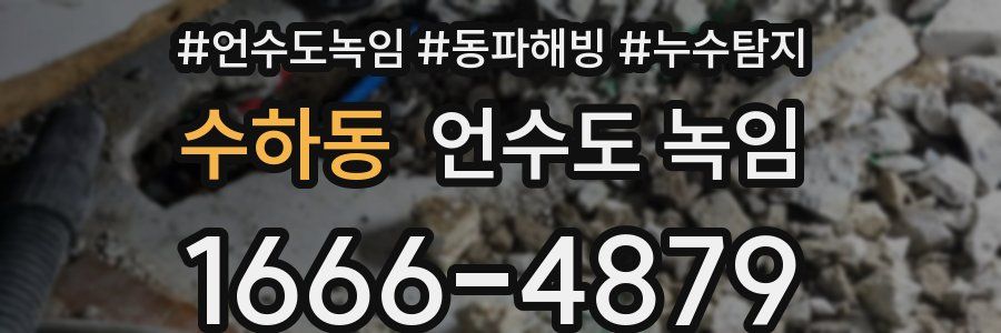 수하동 언수도 녹임