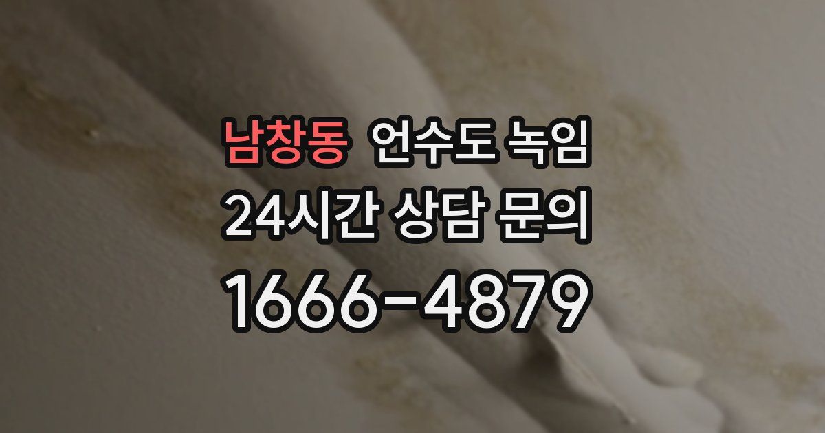 남창동 언수도 녹임