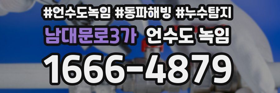 남대문로3가 언수도 녹임