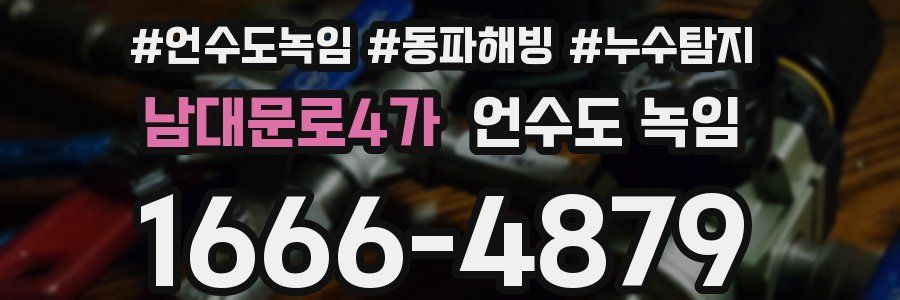 남대문로4가 언수도 녹임