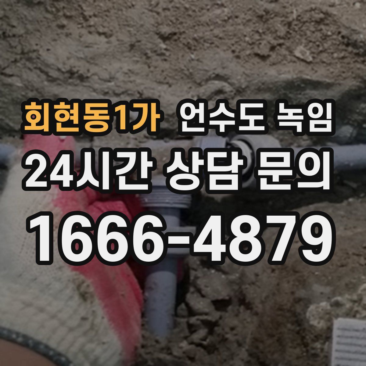 회현동1가 언수도 녹임