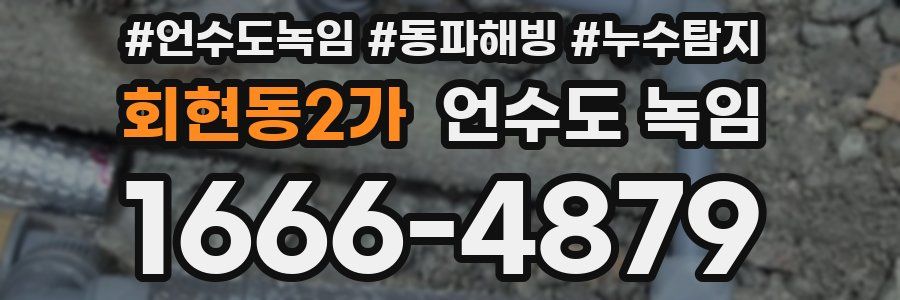 회현동2가 언수도 녹임