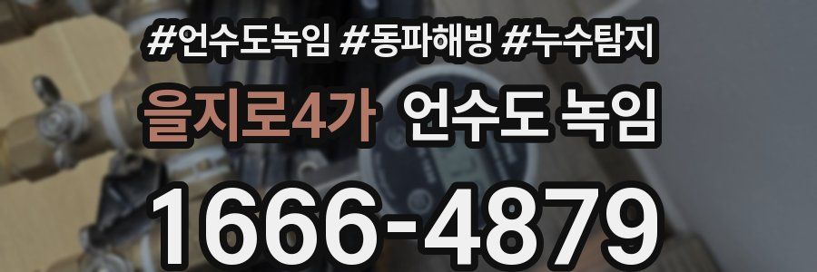 을지로4가 언수도 녹임