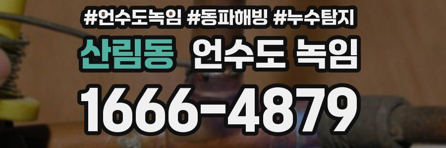 산림동 언수도 녹임