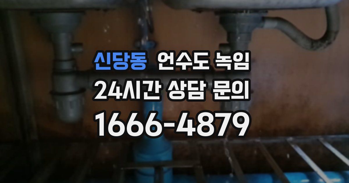 신당동 언수도 녹임