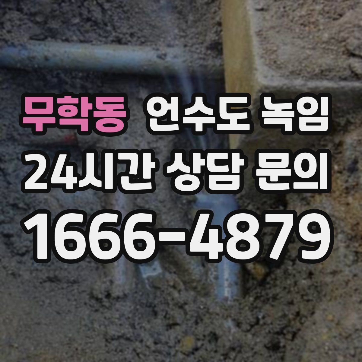 무학동 언수도 녹임