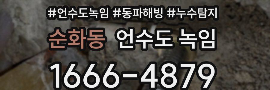 순화동 언수도 녹임