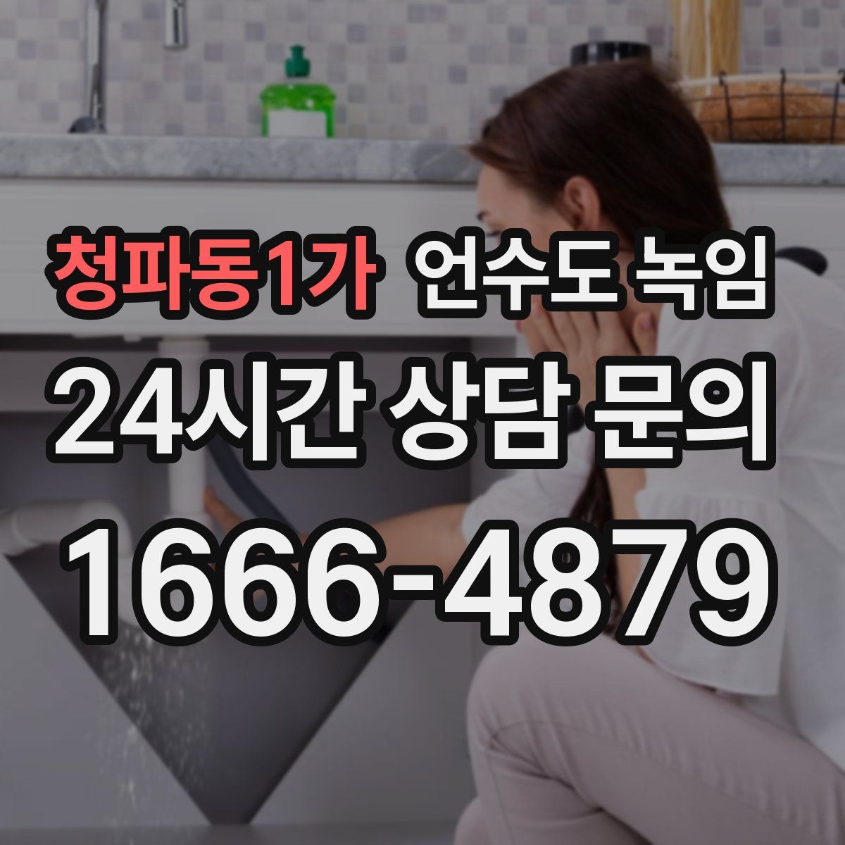 청파동1가 언수도 녹임