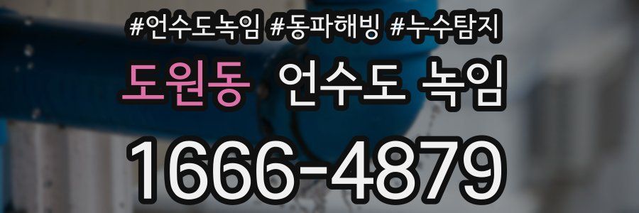 도원동 언수도 녹임