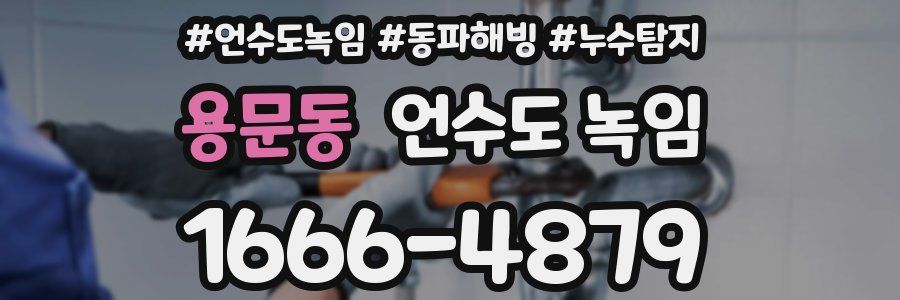 용문동 언수도 녹임