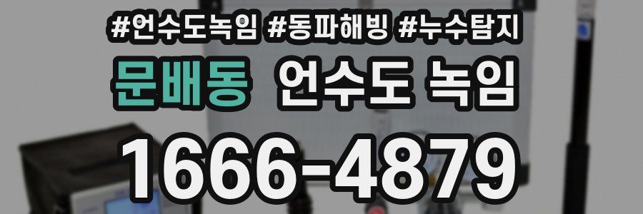 문배동 언수도 녹임