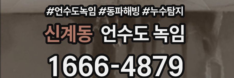 신계동 언수도 녹임