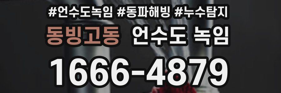 동빙고동 언수도 녹임