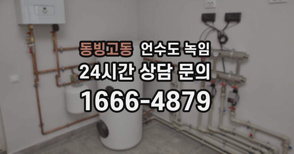 동빙고동 언수도 녹임