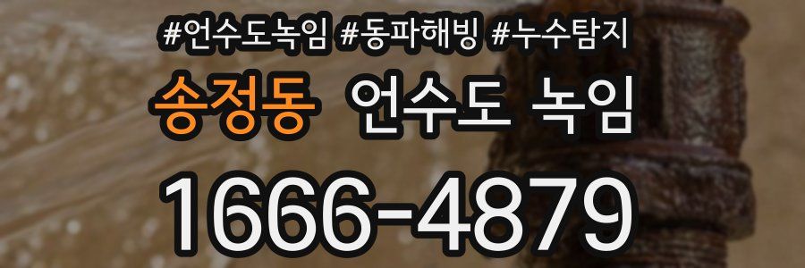 송정동 언수도 녹임