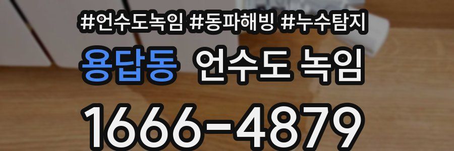 용답동 언수도 녹임