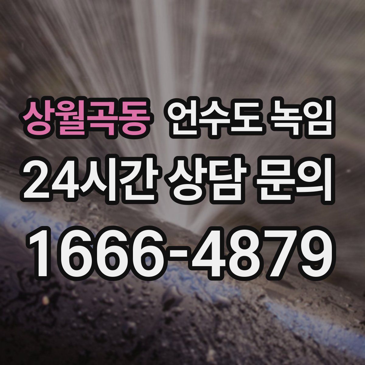 상월곡동 언수도 녹임