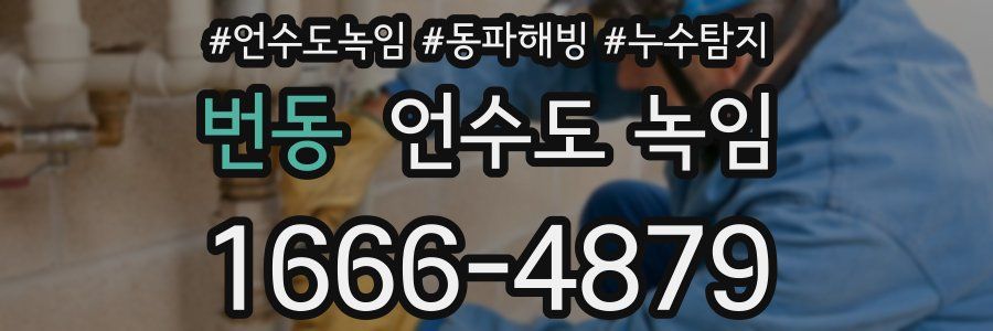 번동 언수도 녹임