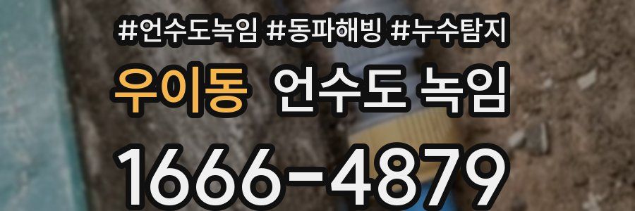 우이동 언수도 녹임