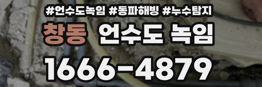 창동 언수도 녹임