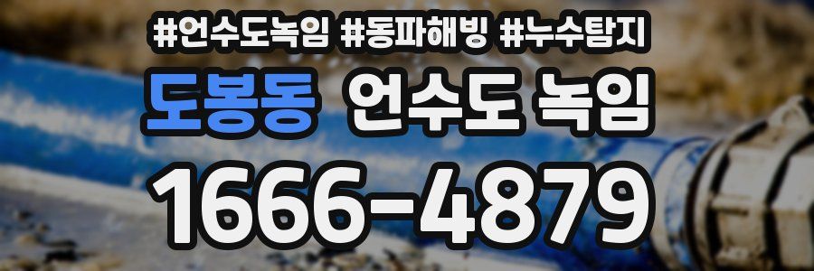 도봉동 언수도 녹임