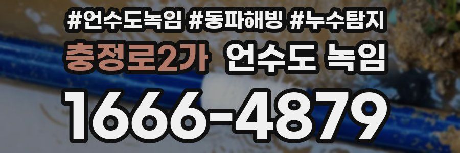 충정로2가 언수도 녹임