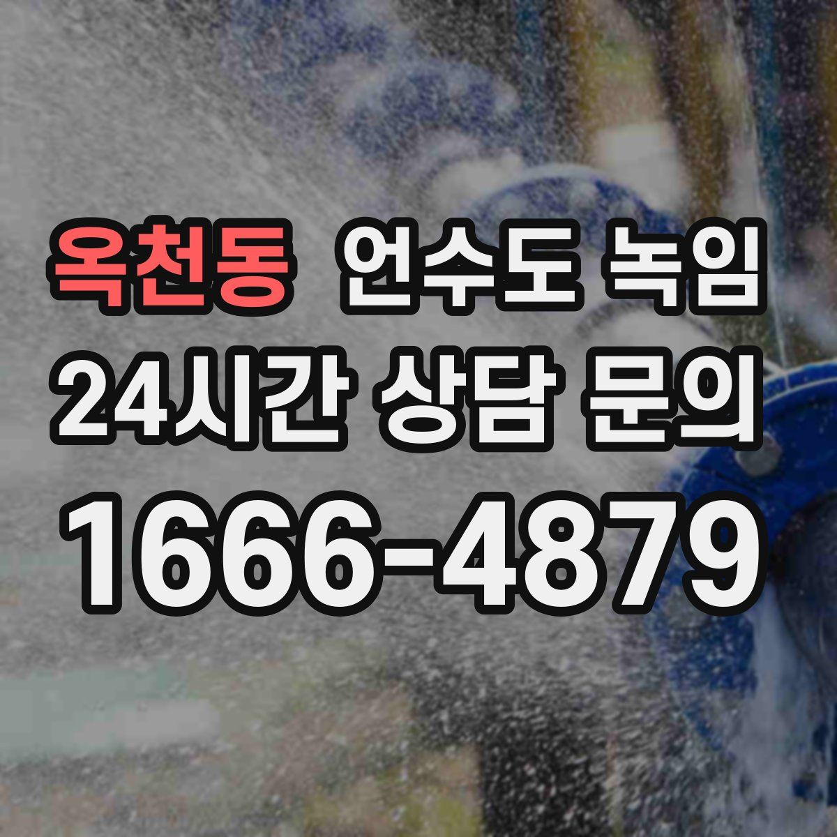 옥천동 언수도 녹임