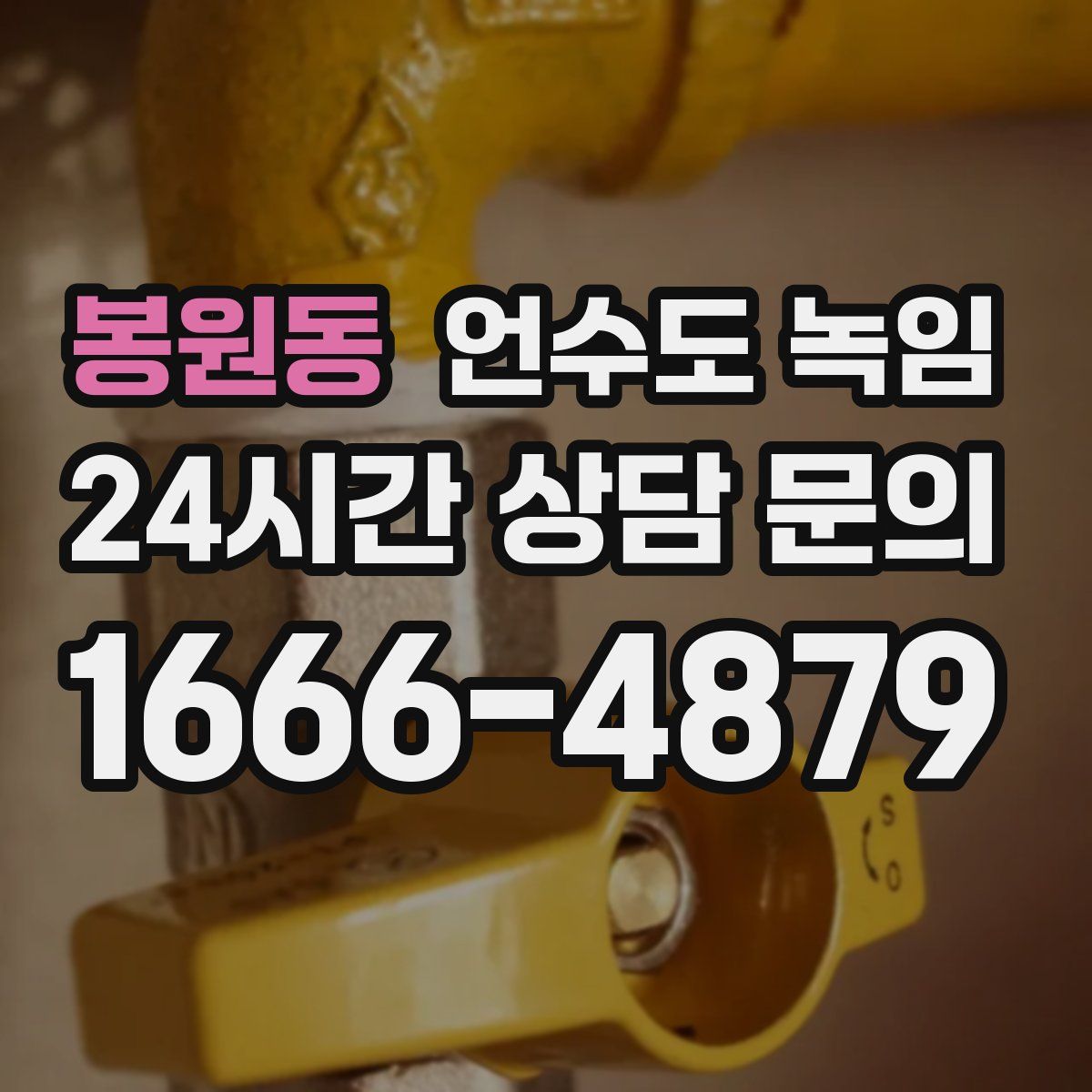 봉원동 언수도 녹임