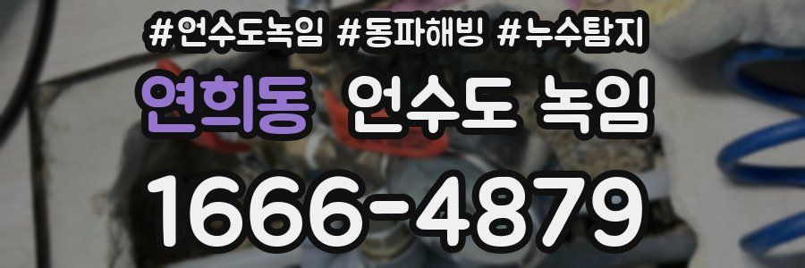 연희동 언수도 녹임