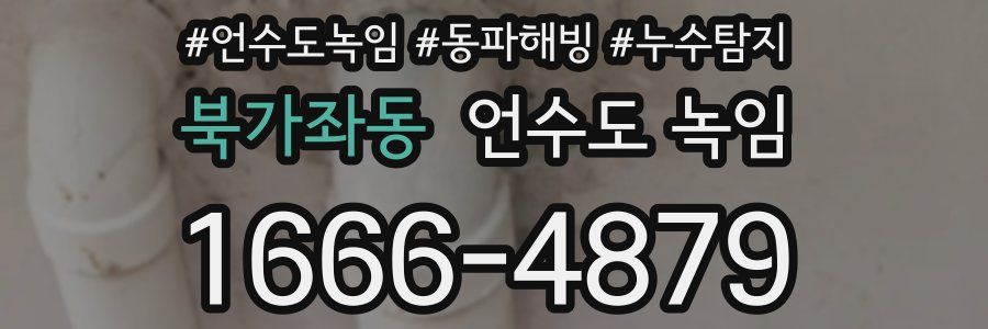 북가좌동 언수도 녹임