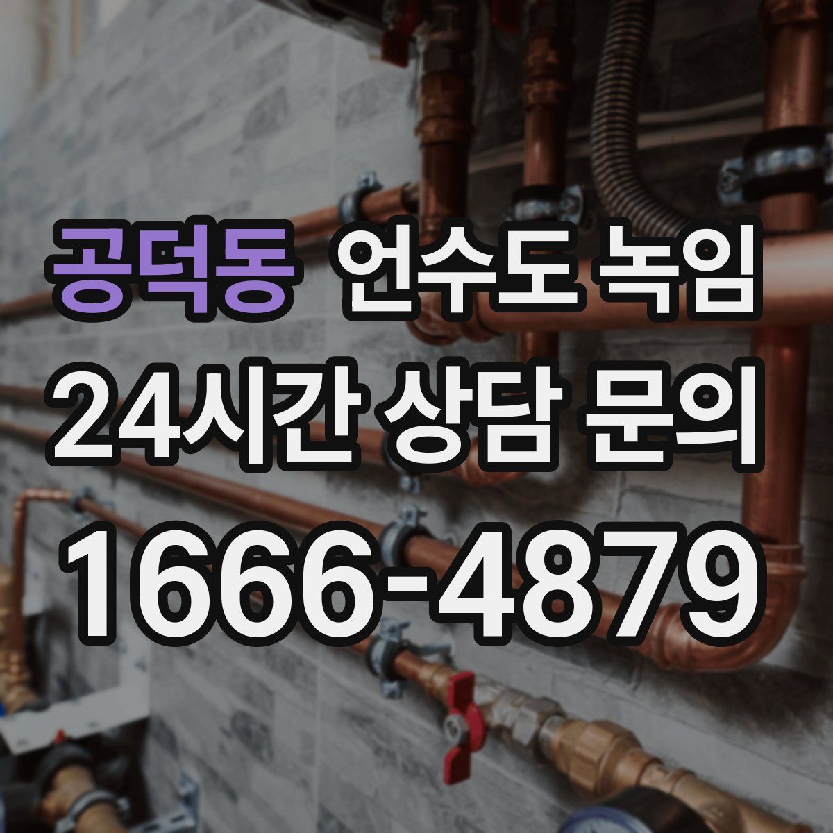 공덕동 언수도 녹임