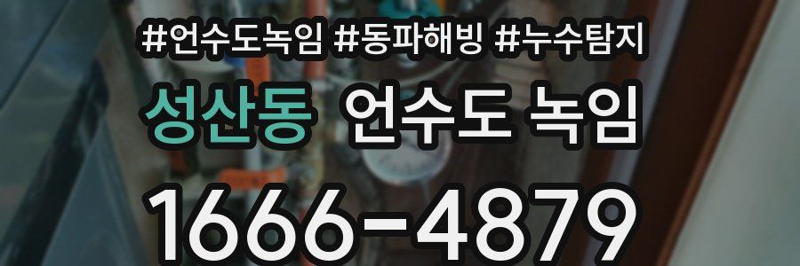 성산동 언수도 녹임