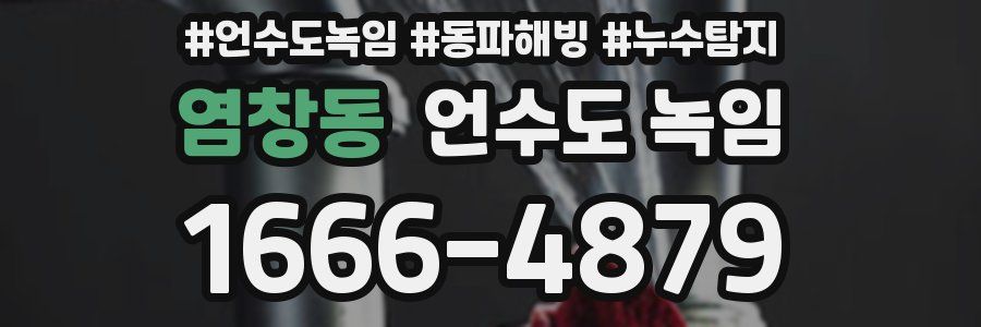 염창동 언수도 녹임