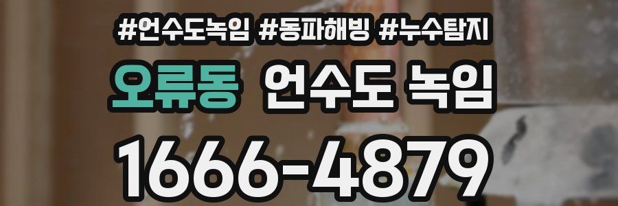 오류동 언수도 녹임