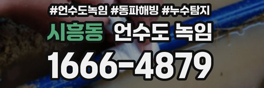 시흥동 언수도 녹임