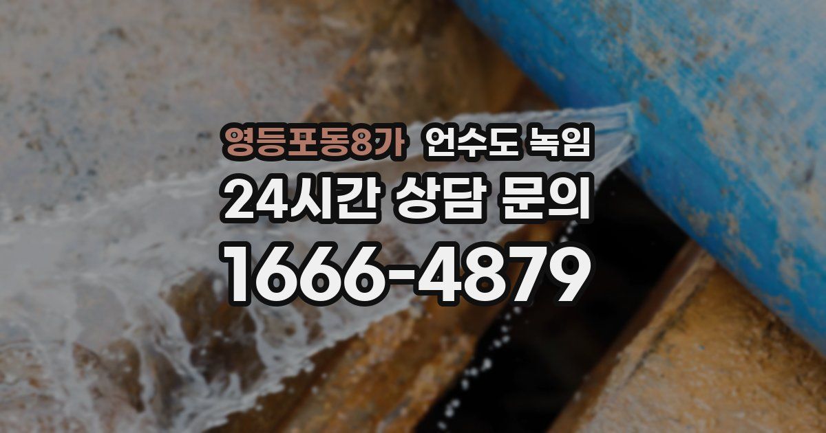 영등포동8가 언수도 녹임