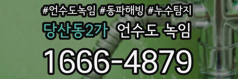 당산동2가 언수도 녹임