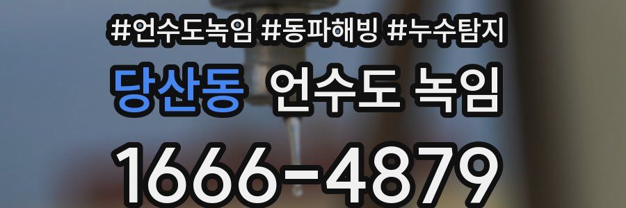 당산동 언수도 녹임