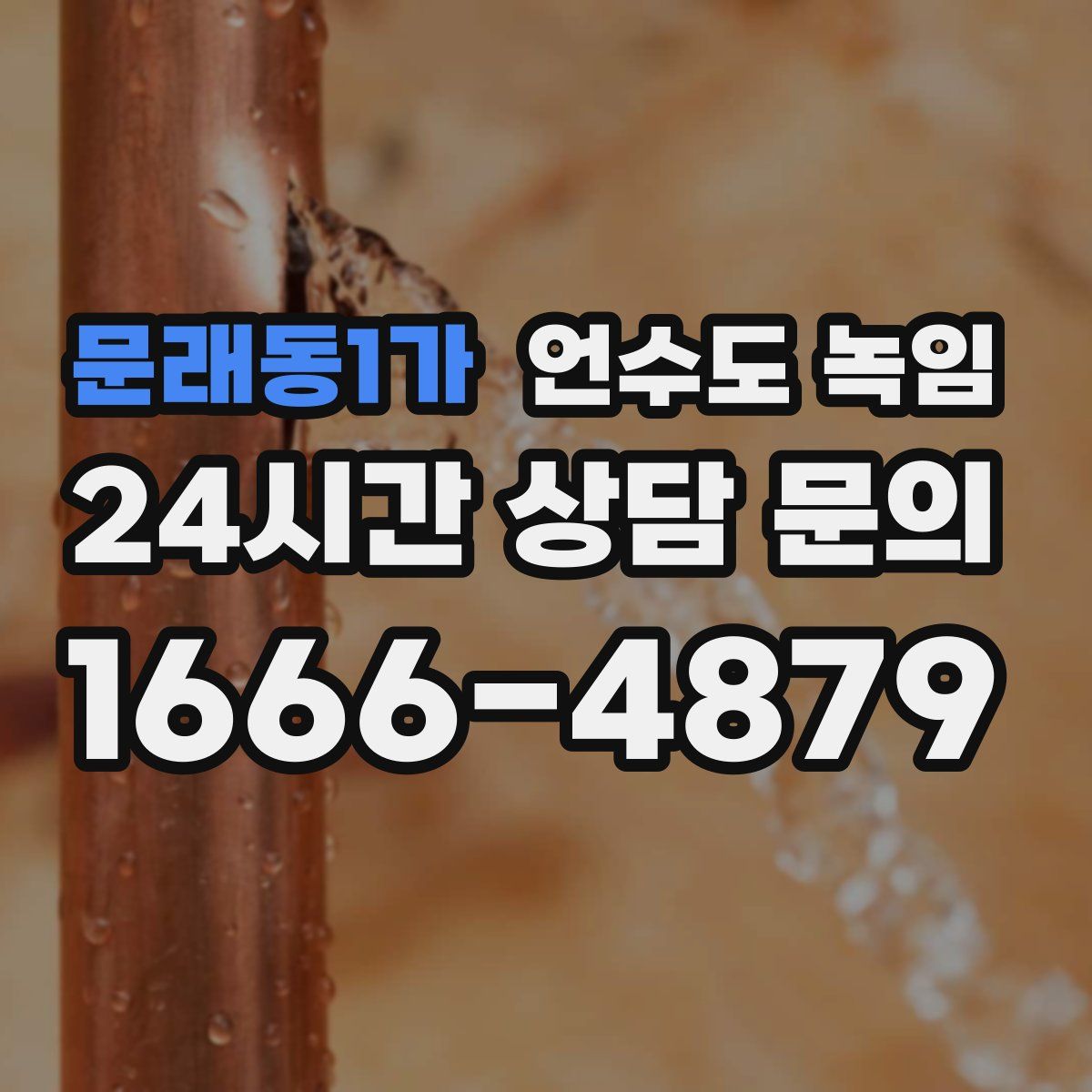 문래동1가 언수도 녹임