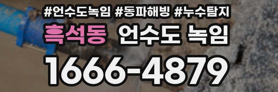 흑석동 언수도 녹임