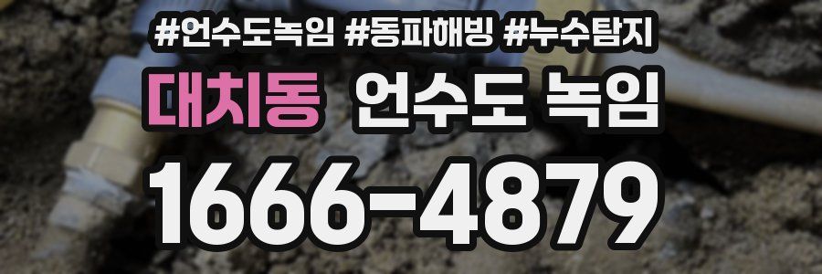 대치동 언수도 녹임