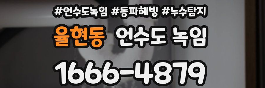 율현동 언수도 녹임