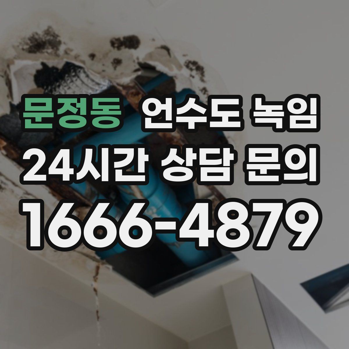 문정동 언수도 녹임 수도꼭지 돌렸는데 툭 소리만 날 때 대처