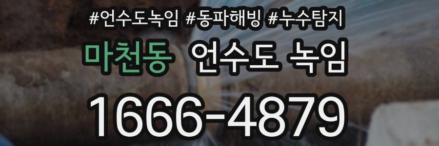 마천동 언수도 녹임