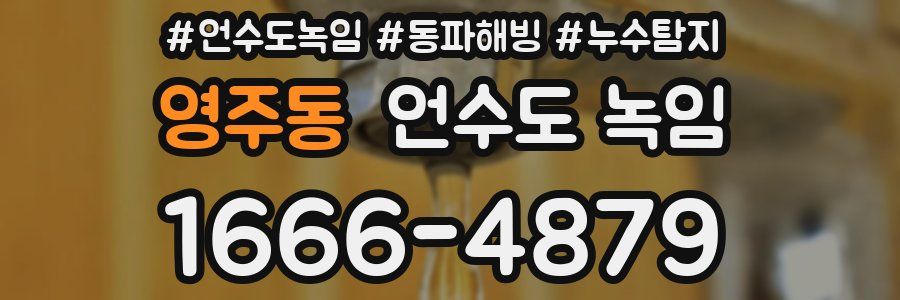 영주동 언수도 녹임